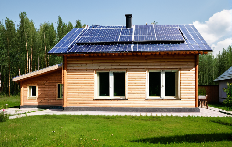 친환경 건축 전문가 블로그 운영 팁 - Sustainable Home Exterior**

"A modern, eco-friendly family home in the Russian countryside, built w...